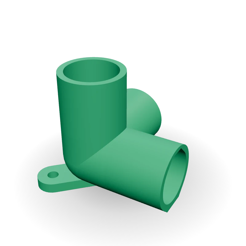Canto de tubo para parafusar