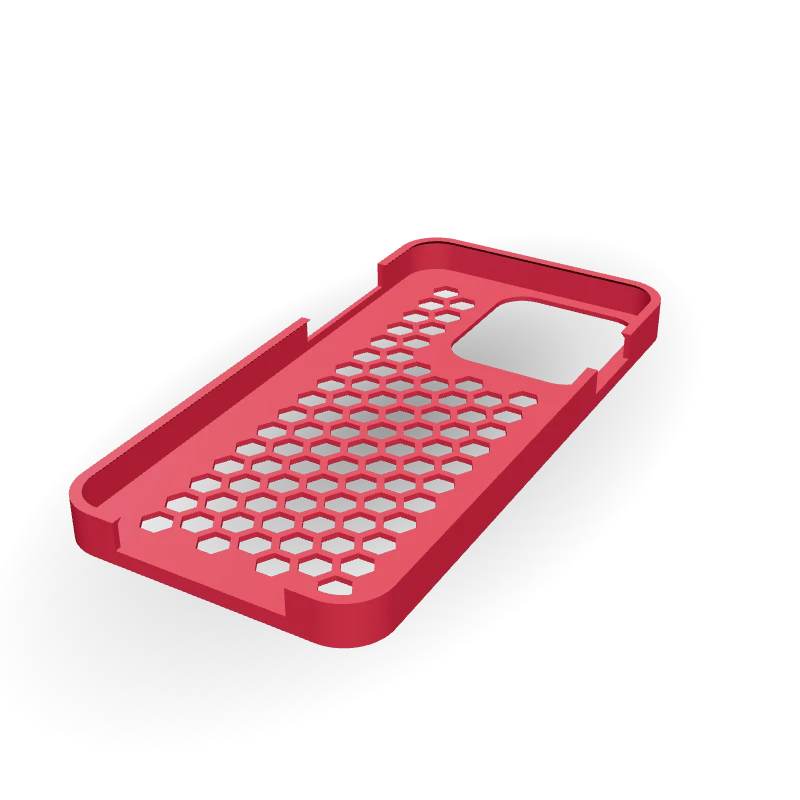 Capinha vazada para celular grande