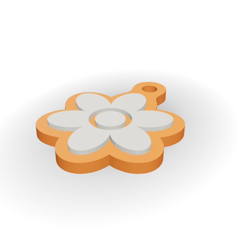 Chaveiro de flor