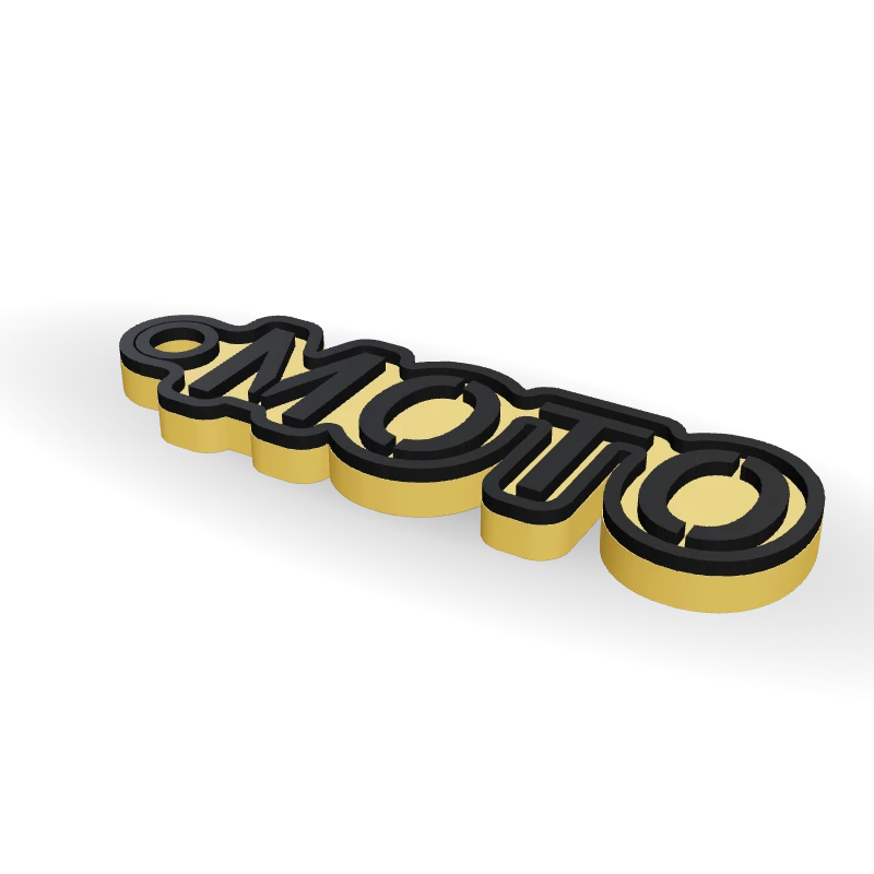 Chaveiro de nome em estêncil