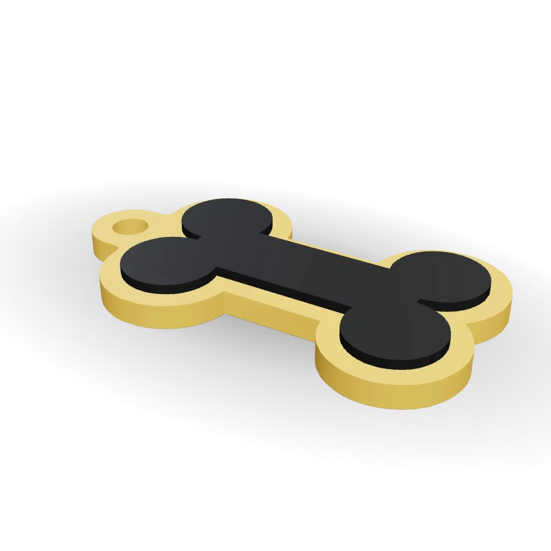 Chaveiro de osso