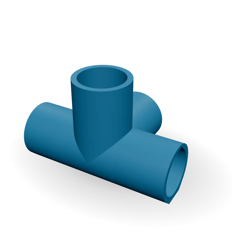 Conector de quatro vias para estante