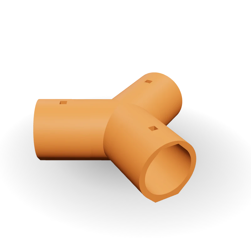 Conector ípsilon com trava