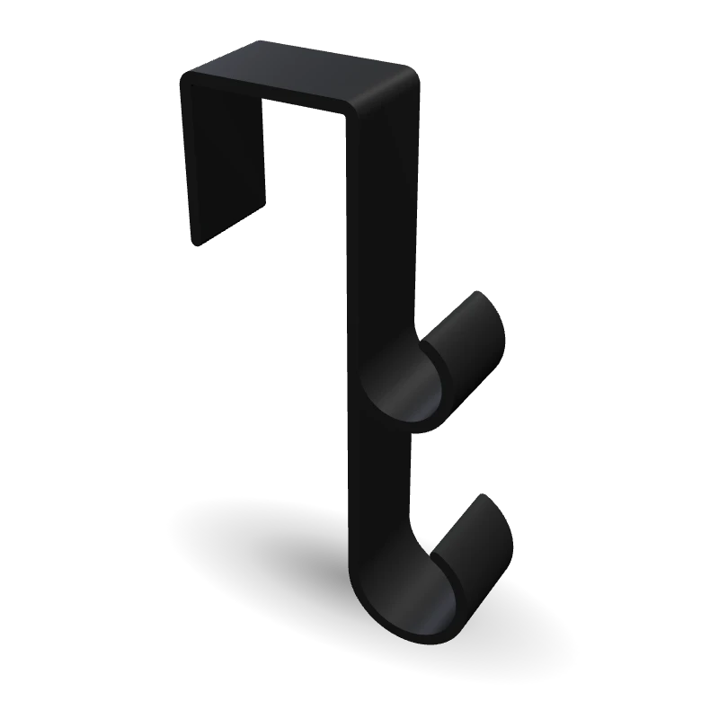 Gancho de porta duplo