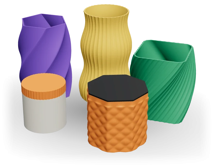 Peças sob medida para imprimir em 3D