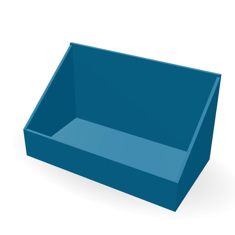 Prateleira de box para frascos