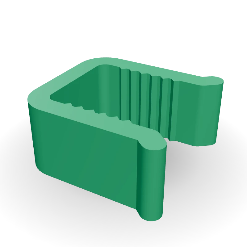 Presilha de toalha com dentes
