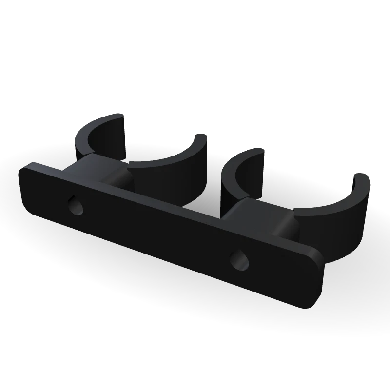 Suporte duplo afastado para canos