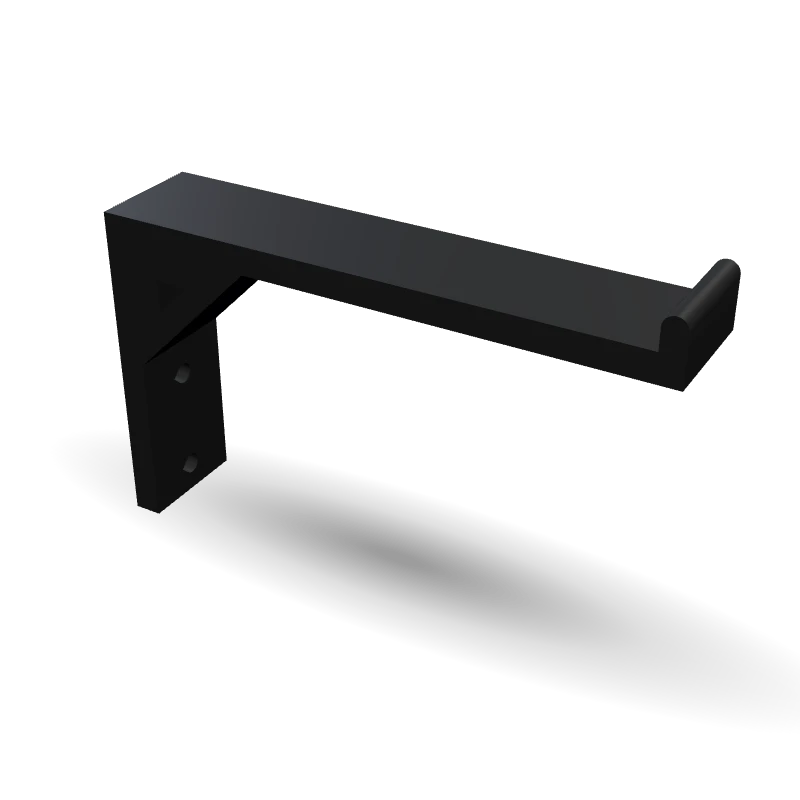 Suporte para prateleira de vidro